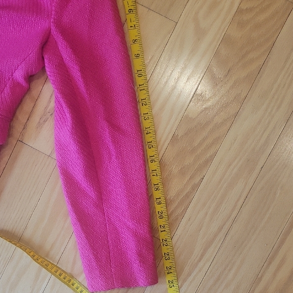 J. Crew Factory Schoolboy Tweed Blazer In Sweet Fuchsia - Picture 16 of 16